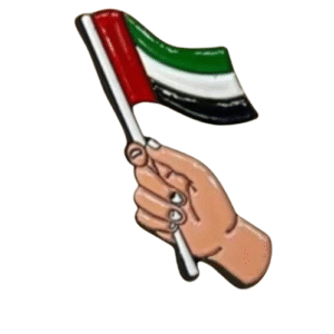 لوقو يد تحمل العلم