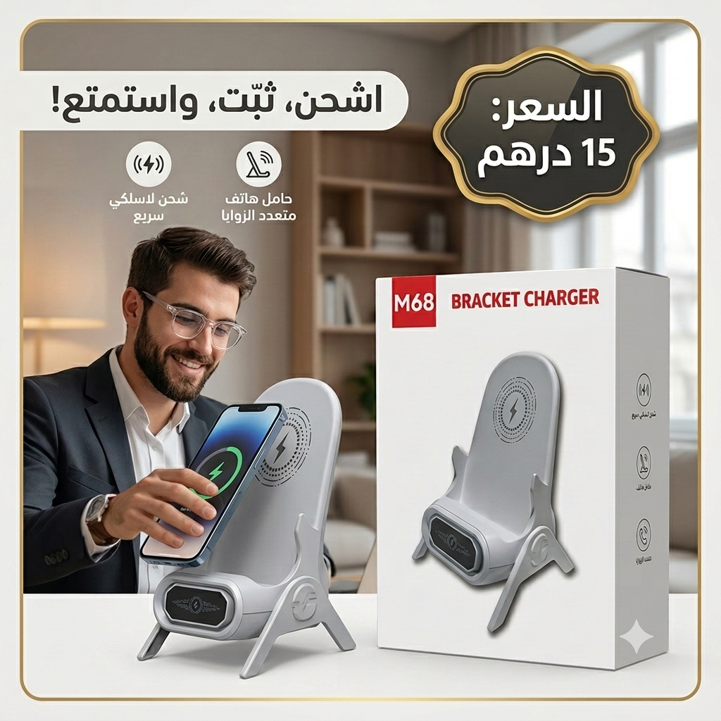 ستاند شاحن لاسلكي وسلكي