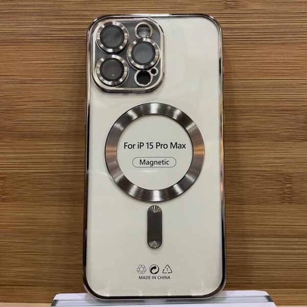 كفر magsafe ذهبي 15promax