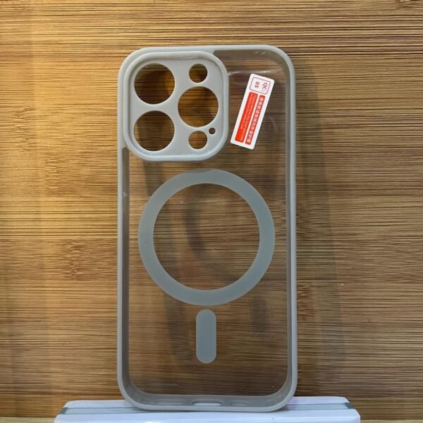 كفر magsafe رمادي 15pro