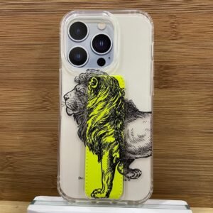 اسد مع مسكة صفراء 14pro