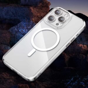 شفاف magsafe ضد الاصفرار 15 بلس