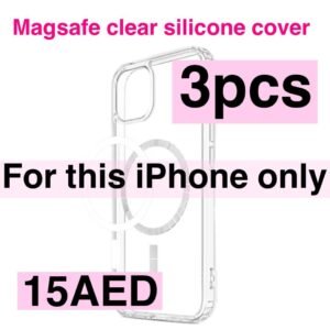 ثلاث قطع magsafe شفاف 15 بلس