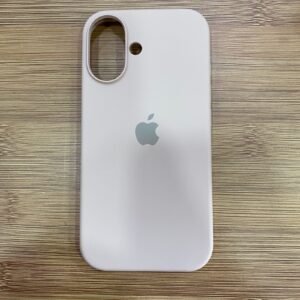 ابل سليكون ابيض 16pro