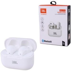 ايربودز jbl mini طبق الاصل (ابيض)