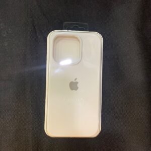 كفر ابل سليكون ابيض 14pro