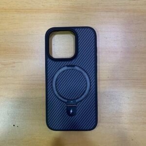 كفر كربون magsafe مع ستاند 15pro