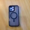 كفر مت magsafe اسود 16promax