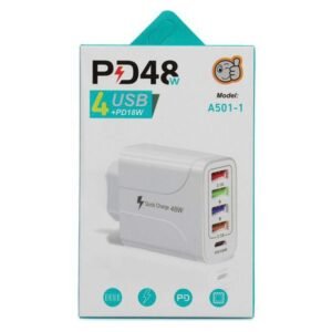 شاحن 4usb + 1pd