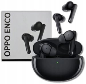 ايربودز oppo enco free 2 (اسود)