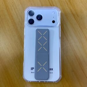 شفاف مع مسكة تيتانيوم 17promax