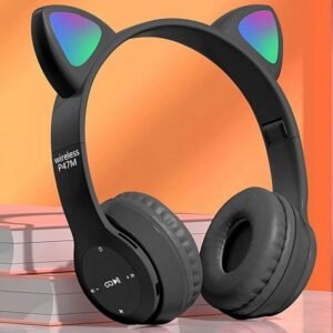 ايربودز القطة ( اسود )