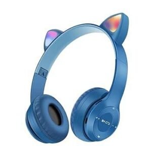 ايربودز القطة ( ازرق غامق )