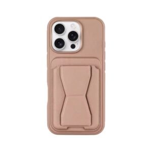 كفر مع بوك ومسكة16promax(بني)