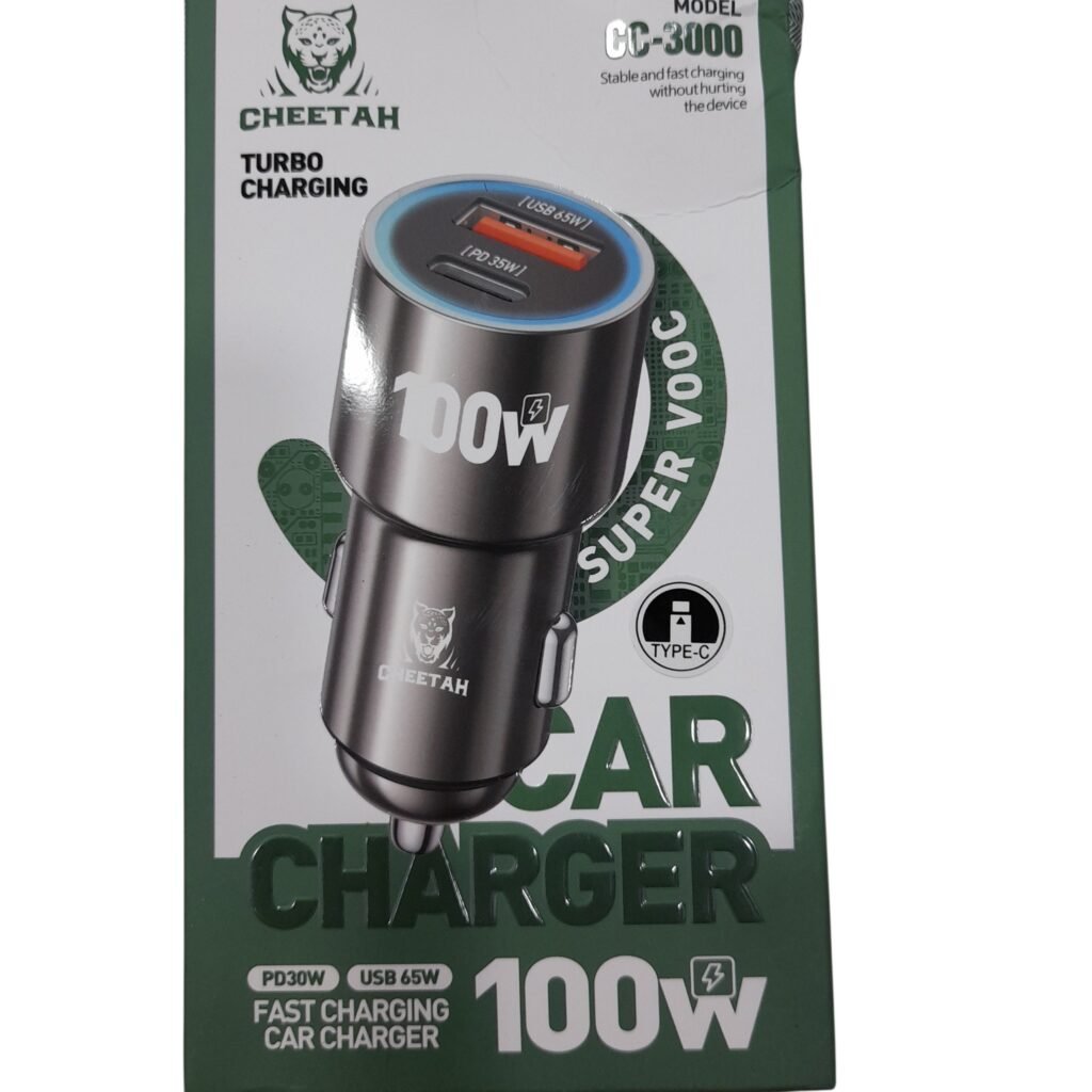شاحن سياره 100 w