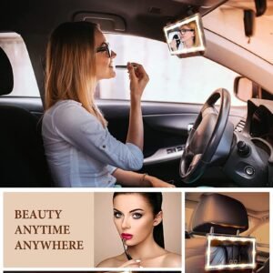 مرآه  ميكب للسياره بثلاث  اضائات